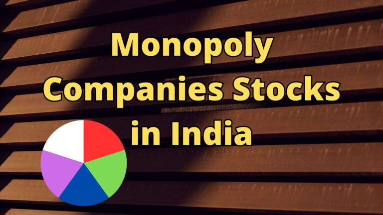 6 Monopoly Companies Stocks in India - Earnmodes